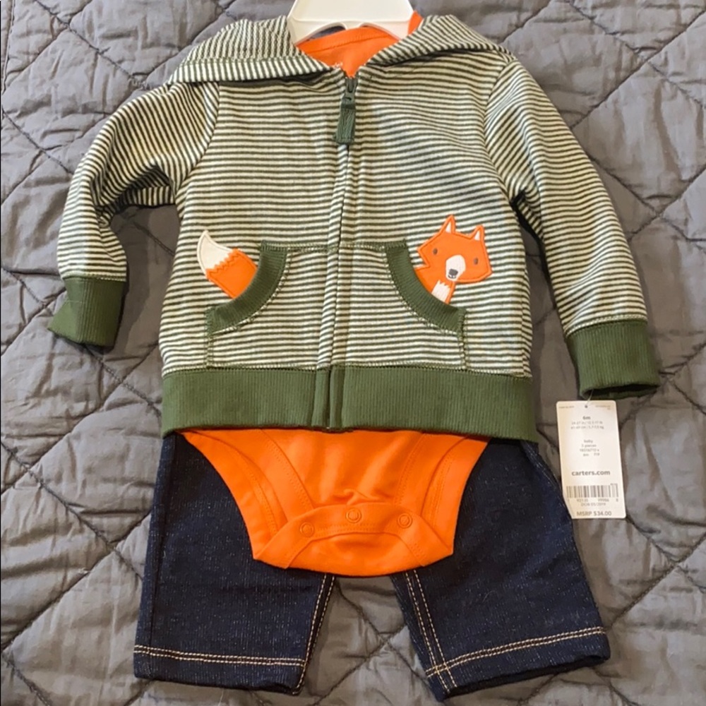 NWT Fox 3pc outfit